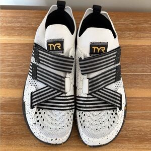 TYR Black and White Gym Sneakers
